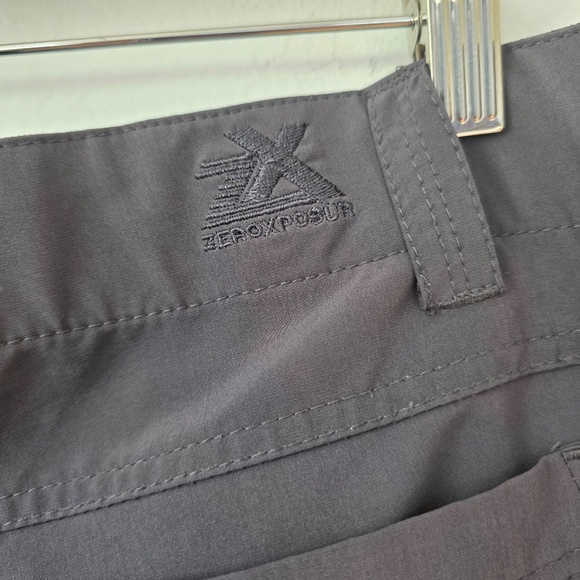 Zeroxposur Travel Series Men's Slate Gray Shorts Size 38 - Picture 5 of 9